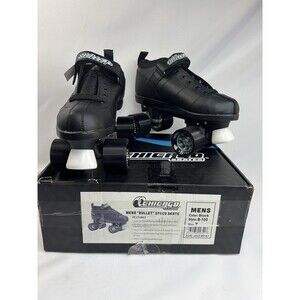 Chicago Skates Bullet Men's Speed Roller Skate Black B-100 Size 7 Open Box